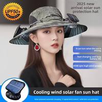 Chapeau Bob Léger et Ajustable avec Ventilateur Intégré, Chapeau de Soleil Respirant Indispensable pour Hommes et Femmes, Idéal pour le Camping, la Randonnée et la Plage