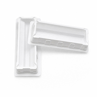 Boîte de stockage d'échantillons de laboratoire professionnelle en PET blanc, version large, pour la division d'échantillons en lots à haute efficacité, matériel de laboratoire jetable