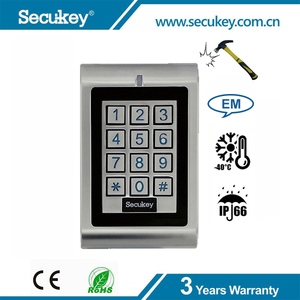 Teclado de metal W26 Wiegand RFID Lector de <span class=keywords><strong>control</strong></span> de acceso independiente - Product Image 6