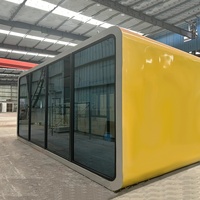 Casa Prefabricada Móvil en Contenedor Directo de Fábrica, Cabaña Apple, Edificio Colorido con Estructura de Acero, Diseño Moderno, Caja de Ensamblaje Rápido