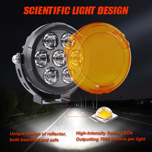 Foco estroboscópico de tres lentes con retroiluminación ámbar blanco redondo de 4,5 pulgadas para motocicleta con interruptor de cableado para <span class=keywords><strong>BMW</strong></span> R <span class=keywords><strong>1200</strong></span> RS 2015-2018 - Product Image 2