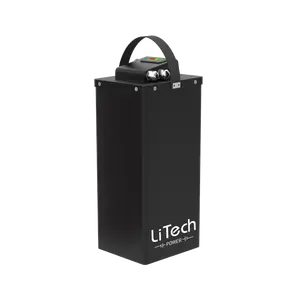 Batterie LiTech 72v, ligne de production de batterie au lithium 60v, 60v, 29,4 ah, 53ah, 55ah, 56ah, garde-boue arrière