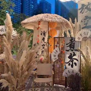 Flores secas de caña natural, caña de Dapu famosa de Internet, diseño de suelo, arreglo de escena, accesorios de tiro, paisaje de caña eterna - Product Image 5