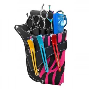 Funda de Cuero PU Ecológica de Primera Calidad ASAP para Tijeras de Barbería, para Barberos Profesionales y Salones de Belleza, Reutilizable y Portátil - Product Image 4