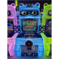 Machine de jeu d'arcade pour enfants - Jeu vidéo interactif à monnayeur avec structure en acier inoxydable, en anglais, garantie 1 an