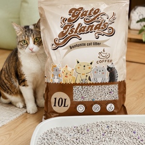 Arena Sanitaria de Bentonita de Alto Rendimiento para Gatos, con Buena Aglutinación, Venta al por Mayor - Product Image 1
