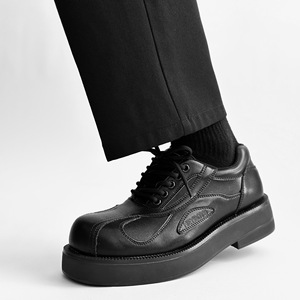 Mocassins Derby Blancs Vintage de Luxe pour Homme – Respirants, Semelles Épaisses, Antidérapants, Résistants à l'Usure, Légers – Idéaux pour le Bureau et la Carrière - Product Image 3