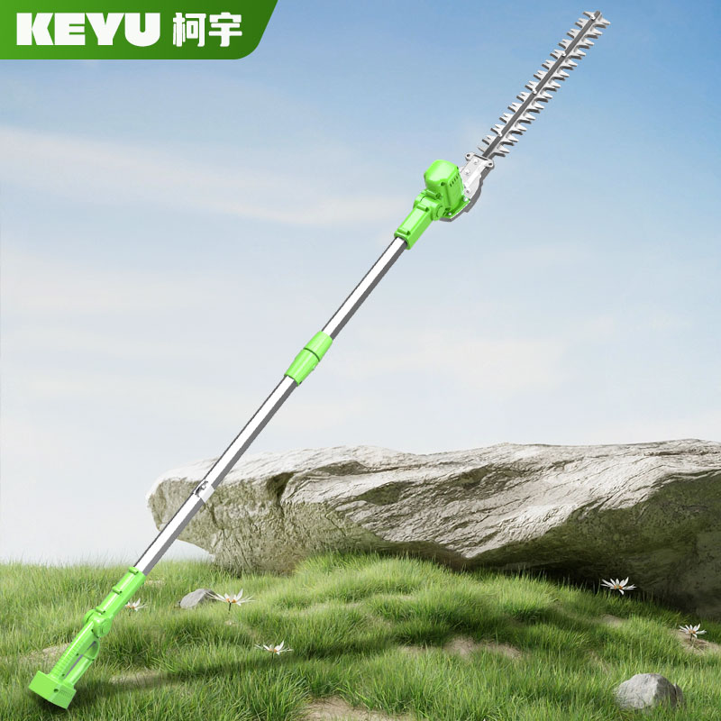 KEYU UN460WDZ 300 мм беспроводной 12 вольт с двойным лезвием промышленный синий картон хедж-триммер для левой руки пользователей 1 год гарантии
