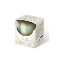 Vela Aromática Eterea 120g, Cera de Parafina, Perfume, Colorante, Hecho en Italia, Aroma Blooming Tiare, Fragancias Inspiradas en la Naturaleza, Relajante