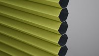 Stores alvéolaires Persilux imperméables 100 % occultants à double couche avec cordon à billes et protection anti-UV pour usage extérieur