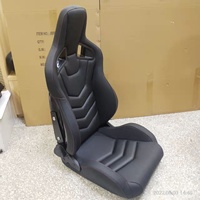 Siège baquet de course GZYLC à dossier fixe, conception monobloc pour la tuning automobile haute performance et les simulateurs