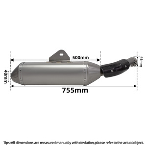 Tube d'échappement slip-on XTZ690 pour <span class=keywords><strong>Yamaha</strong></span> <span class=keywords><strong>T7</strong></span> T700 TENERE700 Tenere 700 2019-2026 Kit de silencieux d'échappement <span class=keywords><strong>moto</strong></span> - Product Image 4