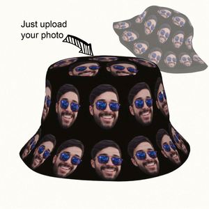 Sombrero de Pescador Personalizable con Foto, Estilo Moderno, Diseño de Dibujos Animados Personalizado para Hombres y Mujeres, Regalo de Verano, Viajes, Halloween, Navidad - Product Image 1