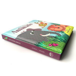 Productos de <span class=keywords><strong>precio</strong></span> barato de alta calidad a pedido, imagen de impresión personalizada, <span class=keywords><strong>libro</strong></span> de tablero de animales de dibujos animados para niños, <span class=keywords><strong>libro</strong></span> de cuentos educativos - Product Image 4
