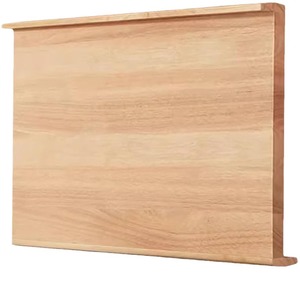 Planche à découper en bois personnalisée, rectangulaire, en bois massif, couleur naturelle, surface de travail de cuisine, planche à pétrir Ly-08016 - Product Image 1