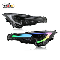 Nuevo Conjunto de Faros Delanteros para Toyota Corolla 2020-2024 con Luz Diurna LED Modificada, Lente de Señal de Giro, 6000k