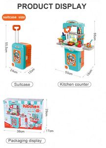 Home <b>Kitchen</b> Toys Set Pretend <b>Play</b> Girls Role <b>Play</b> Learning Mini Van Food Selling Pretend <b>Play</b> for Kids - Product Image 6