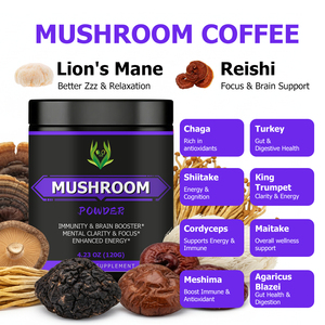 Wholesale Natural Herbal Mushroom Powder Improved Digestive System with Lion's Mane and Turkey Tail <b>Supplements</b> - Product Image 6
