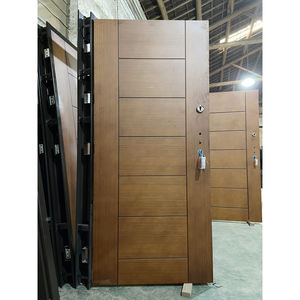 Puerta DE SEGURIDAD TECHTOP económica, modelo básico, puerta de entrada exterior principal de acero blindado para mercados de exportación - Product Image 1