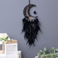 Attrape-rêves de décoration d'intérieur avec pierres semi-précieuses artisanales et éclats de cristaux mélangés