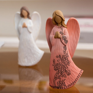 Adornos de resina de estilo europeo, nuevos personajes de Ángel de bendición ecológicos para decoración del hogar, mueble de TV, decorativo de <span class=keywords><strong>hadas</strong></span> de Navidad - Product Image 2