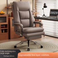 Chaise de direction au design moderne et minimaliste, réglable en hauteur, confortable pour de longues heures de travail ; chaise ergonomique