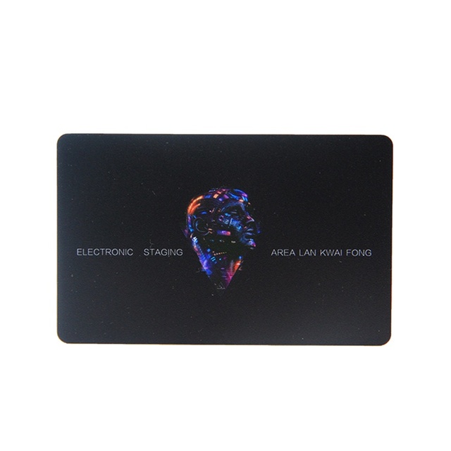 Matte Black Writable NDEF Format Programmable URL Contactless NFC Digital Smart NTAG 213 215 216 Business Card