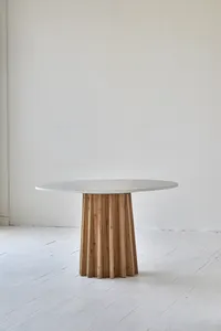 İskandinav mobilya beton geri dönüşümlü çam yemek odası mobilyası tafel wabi sabi mobiliario mesa ahşap yemek masası seti 6 kişilik