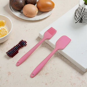 Ensemble d'ustensiles de cuisson en silicone écologiques résistants à la chaleur Hongxuan <span class=keywords><strong>HOHE</strong></span> en 2 pièces pour la cuisine à domicile, comprenant une spatule et un pinceau - Product Image 6