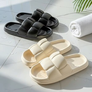 Pantuflas <span class=keywords><strong>de</strong></span> Mujer para Exteriores, Modernas, con Plantilla <span class=keywords><strong>de</strong></span> <span class=keywords><strong>EVA</strong></span> Súper Suave, Ligeras, <span class=keywords><strong>de</strong></span> Secado Rápido, Antideslizantes, Punta Abierta, para Verano, Otoño y Primavera - Product Image 2