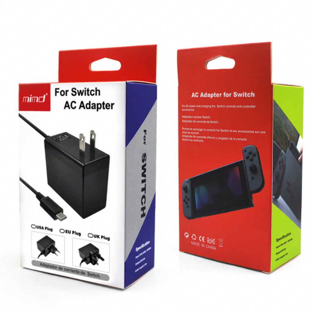 Black USA Plug With BOX