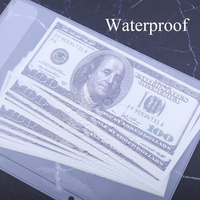 Enveloppes de budget en PVC transparentes à fentes, sans fermeture éclair, imprimées, formats A5 A6, pour l'encaissement et la gestion budgétaire, direct usine, double économie