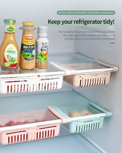 Kitchen Refrigerator Adjustable Storage Basket Drawer Storage <strong>Shelf</strong> Crisper Freezer <strong>Box</strong> - Product Image 2