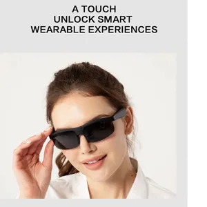 Lunettes de soleil BT bi-mode intelligentes Ecouteurs 5.3 Chip Sports/musique Lunettes de soleil anti-éblouissement bi-mode jour et nuit Conduite - Product Image 5