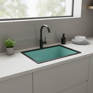 [BAEKJO] ENAMEL 540 BLACK-LINE Premium SinkBowl with Enamel Coating for <b>Scratch</b> Resistant and Hygienic Use - Product Image 3