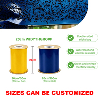 PET Safe Heavy Duty Blauwe Veilige Valrol voor Gunstige Insecten 10cm X 25m Kleefvalrol voor Fruitvliegen Weerbestendig voor Kwekers