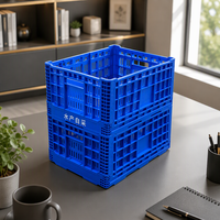 Caisse en plastique ventilée empilable pour la récolte et le transport de fruits et légumes