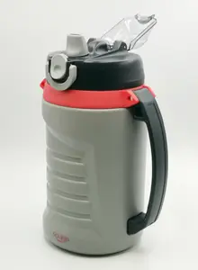 1/2 Gallon Thermisch Stro Water Kan Met Schuimisolatie Plastic Deksel En Handgreep Voor Kamperen En Volwassenen Drinkwaren