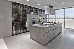 Mobile da <span class=keywords><strong>Cucina</strong></span> in Alluminio e Acciaio Inossidabile Impermeabile di Alta Qualità a Prezzo di Fabbrica, Dimensioni Personalizzabili <span class=keywords><strong>per</strong></span> la Casa - Product Image 2