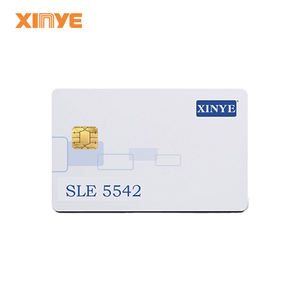 Plástico PVC en blanco impreso SLE5542 SLE5528 RFID contacto IC chip tarjetas personalizadas - Product Image 4