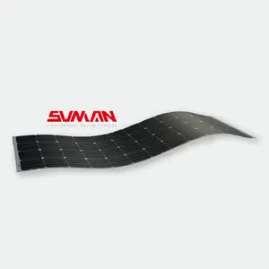 太阳能系统用阳台柔性面板Sunman轻质375W 430W 12*12 ETFE光伏模块