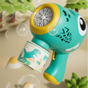Pistola de Burbujas de Jabón de Plástico con Luz y Música para Niños, Juguete para Exteriores - Product Image 3