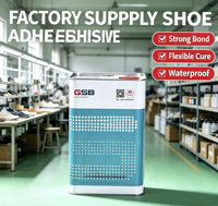 Colle GSB pour l'étanchéité des bords de semelles de chaussures sans couture, résine PU, super colle, adhésif polyuréthane pour chaussures professionnelles, colle pour chaussures