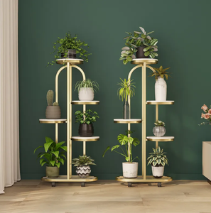 <span class=keywords><strong>Support</strong></span> à <span class=keywords><strong>fleurs</strong></span> moderne multifonctionnel à cinq niveaux en fer sur pied avec étagère <span class=keywords><strong>de</strong></span> rangement <span class=keywords><strong>pour</strong></span> salon balcon exposition <span class=keywords><strong>de</strong></span> plantes - Product Image 1