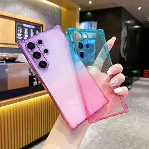 Nuovo caso per <span class=keywords><strong>Samsung</strong></span> S24 Ultra quattro angolo Anti-goccia TPU chiaro gradiente custodia per telefono per <span class=keywords><strong>Samsung</strong></span> Galaxy S24 S23 S22 Ultra Plus - Product Image 4