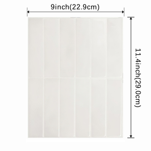 Adesivi Murali 3D Autoadesivi in PET Effetto Piastrella per <span class=keywords><strong>Soggiorno</strong></span> Cucina Paraschizzi Bagno Decorazione Casa - Product Image 1