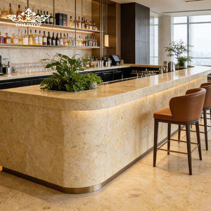 Losas de Mármol Beige Goldtop Alma para Pisos, Revestimientos de Paredes, Encimeras, Escaleras - Piedra Natural para Interiores de Hoteles y Villas - Product Image 4