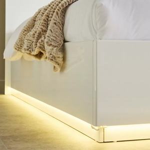 Cabecero de Cama de Madera Maciza con Diseño Tradicional, Ajustable, Tamaño King, Tallado a Mano, Lacado en Blanco, Estilo Moderno y Minimalista - Product Image 4