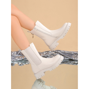 รองเท้าวิ่งกีฬาลำลองย้อนยุคเข้ากับง่ายกว้างขนาดใหญ่พื้นหนา - Product Image 4
