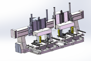 Centro de Mecanizado CNC de 5 Ejes de Alta Resistencia Syntec System Gantry con Husillos Dobles y Dos Estaciones de Trabajo Grandes para Sillas de Madera Contrachapada - Product Image 6